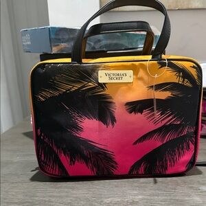 Victoria's Secret Sunset Palm Cosmetic Bag